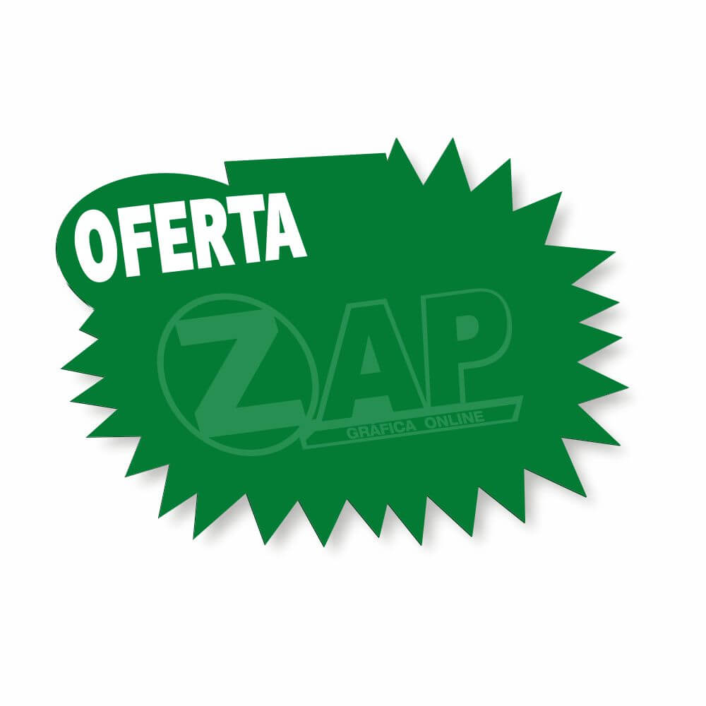 Splash Gondola Pvc 0,50mm Premium Branco Oval Explosão (150x120mm)