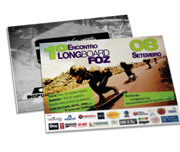 Postais Couchê 300g Laminação Fosca e Verniz Localizado Frente (182x153mm)