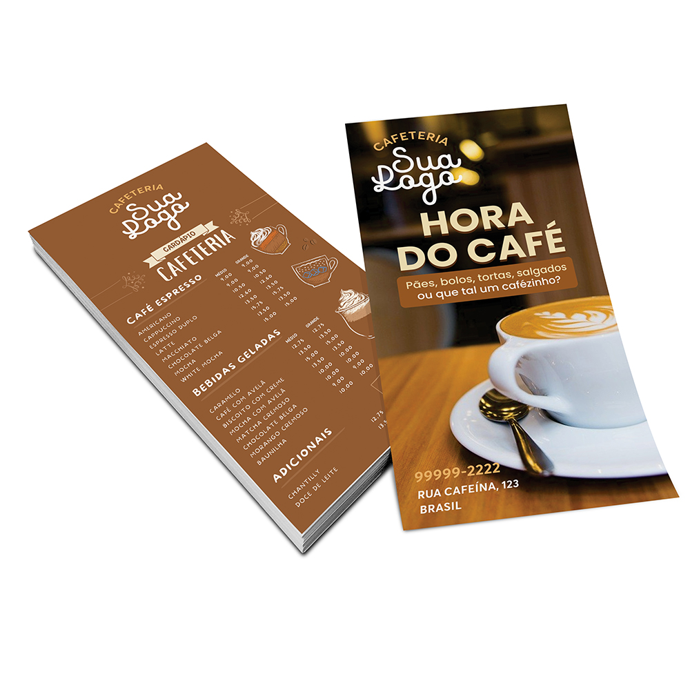 Filipetas Couchê Brilho 90g (100x200mm)