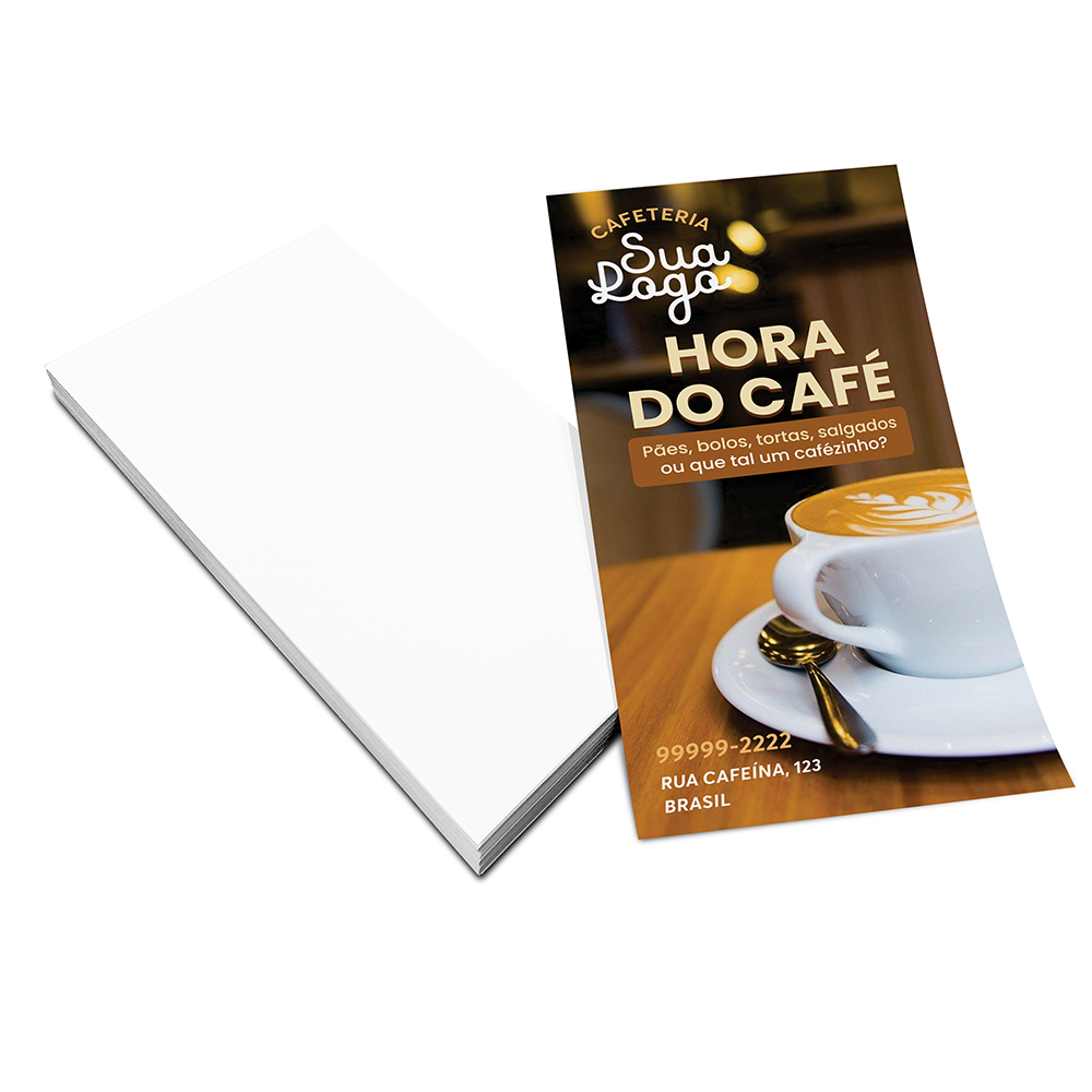 Filipetas Couchê Brilho 90g (100x200mm)