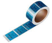 Rótulo Bobina Bopp Metalizado Cola Acrílica 120g (85x125mm)