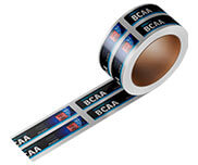 Rótulo Bobina Bopp Metalizado Cola Acrílica 120g (90x90mm)