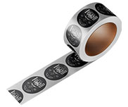 Rótulo Bobina Bopp Metalizado Cola Acrílica 120g (65x75mm)