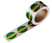 Rótulo Bobina Bopp Metalizado Cola Acrílica 120g (45x75mm)