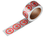 Rótulo Bobina Bopp Metalizado Cola Acrílica 120g (45x45mm)