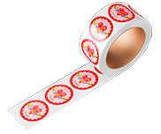 Rótulo Bobina Couchê Cola Acrílica 80g (65x65mm)