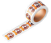 Rótulo Bobina Bopp Transparente Cola Acrílica 120g (65x75mm)