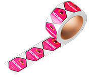 Rótulo Bobina Bopp Transparente Cola Acrílica 120g (45x75mm)