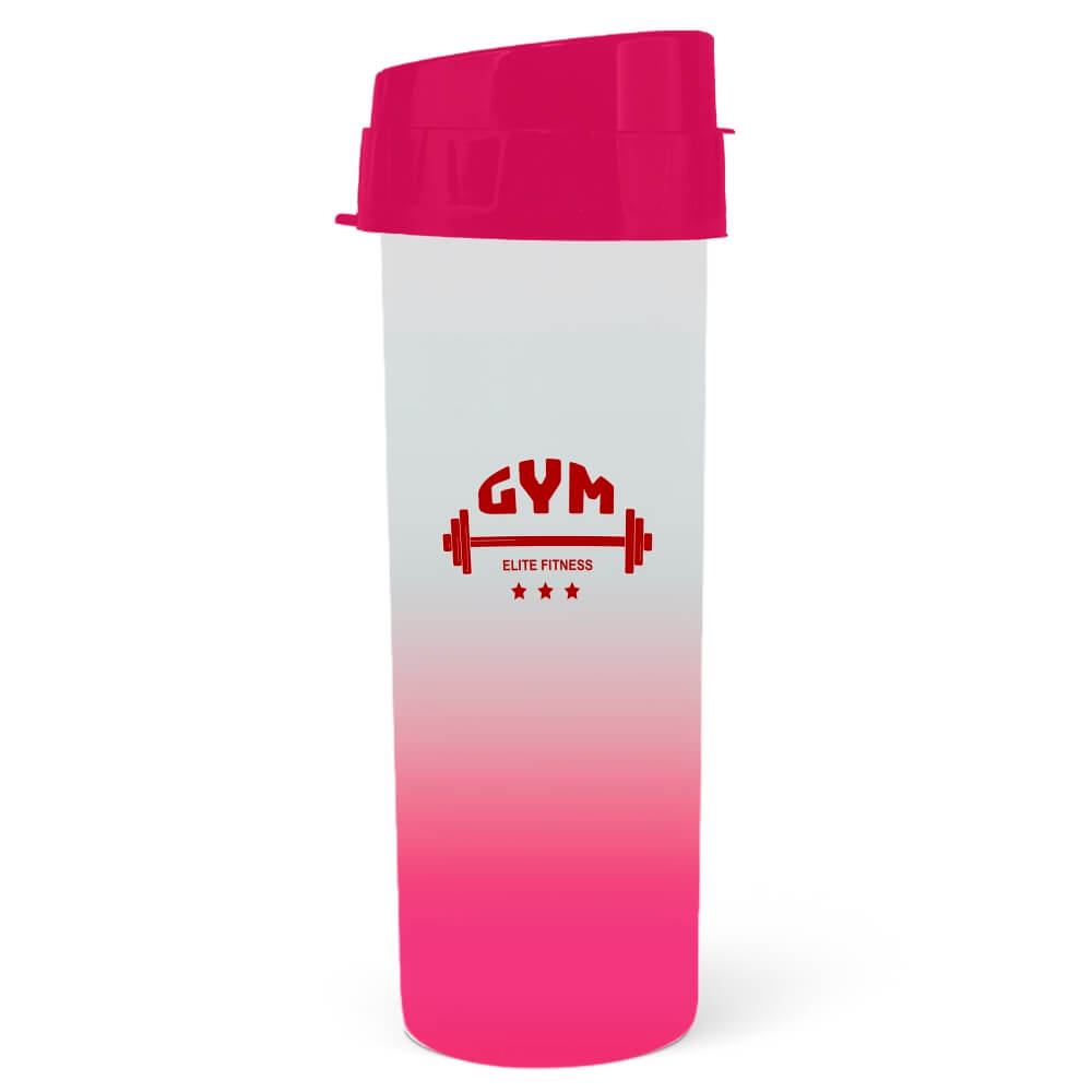 Squeeze De Pp Modelo Acqua Bio 480ml Degradê (Rosa)