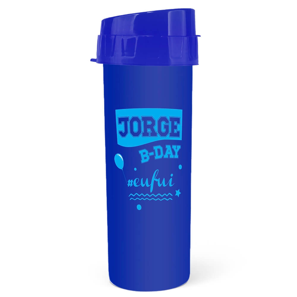 Squeeze De Pp Modelo Acqua Bio 480ml Translúcido (Azul)