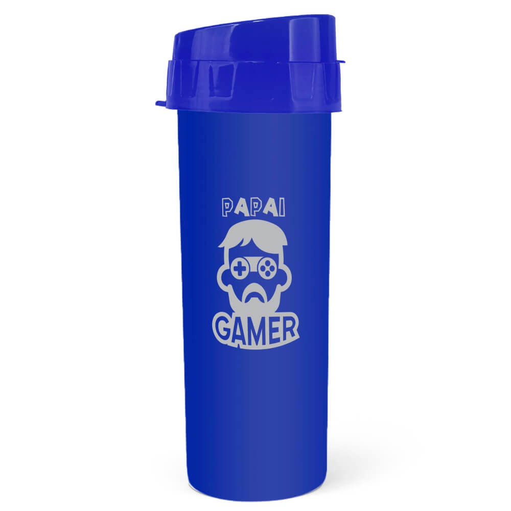 Squeeze De Pp Modelo Acqua Bio 480ml Translúcido (Azul)