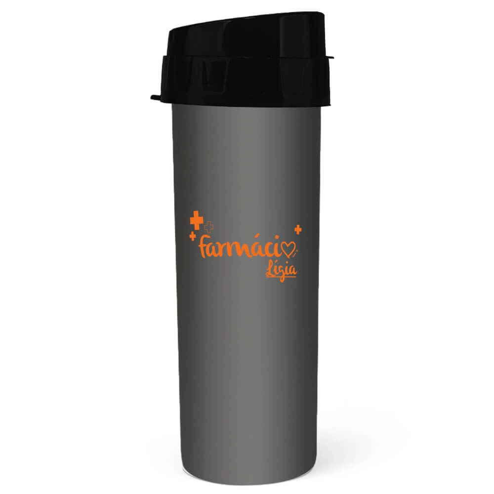 Squeeze De Pp Modelo Acqua Bio 480ml Translúcido (Fumê)