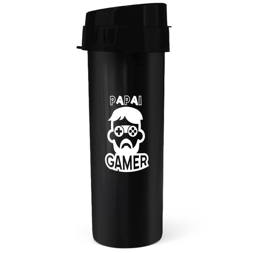 Squeeze De Pp Modelo Acqua Bio 480ml Translúcido (Preto)