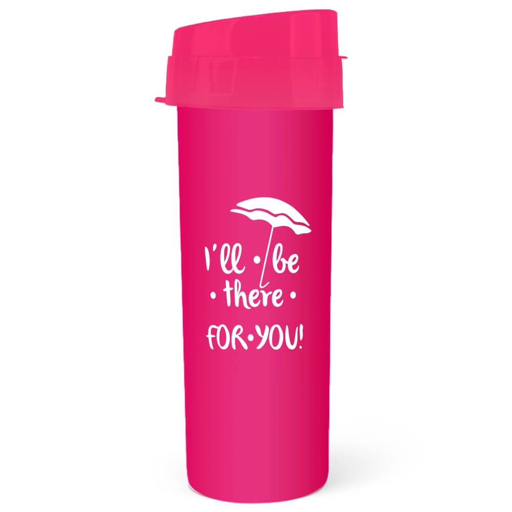 Squeeze De Pp Modelo Acqua Bio 480ml Translúcido (Rosa)