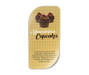 Rótulos Bopp Metalizado Com Tinta Branca 120g (50x100mm)