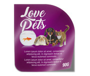 Adesivos Rótulos Folha Vinil Metalizado com Tinta Branca (90x100mm)