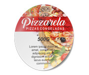 Rótulos Bopp Metalizado Com Tinta Branca 120g (90x100mm)