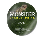 Rótulos Bopp Metalizado Rotulo 120g (90x100mm)