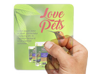 Rótulos Bopp Transparente Com Tinta Branca 120g (90x100mm)