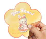 Rótulos Bopp Transparente 120g (135x135mm)