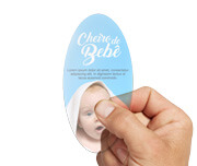 Rótulos Bopp Transparente 120g (50x100mm)