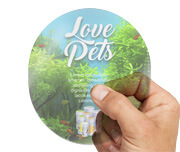 Rótulos Bopp Transparente 120g (90x100mm)