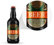 Rótulos Cerveja Oval (90x100mm)