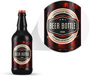 Rótulos Cerveja Retangular (105x110mm)