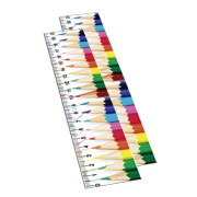 Réguas Pvc 0,50mm Premium Branco Retangular (27cm)