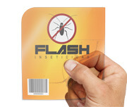 Adesivos Rótulos Folha Vinil Transparente com Tinta Branca (90x100mm)