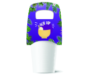 Suporte De Copos Pvc 0,50mm Premium Branco Com 01 Und