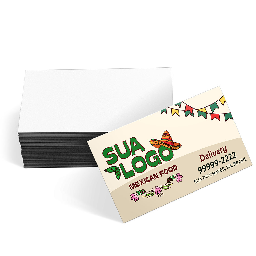 Cartões De Visita Couchê 300g Laminação Soft Touch Frente