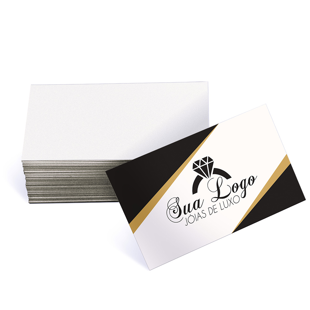Cartões De Visita Supremo 255g Sem Laminação E Sem Verniz Uv