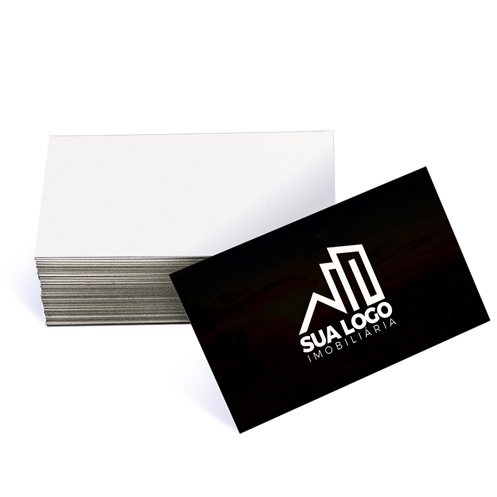 Cartões De Visita Supremo 255g Sem Laminação E Sem Verniz Uv