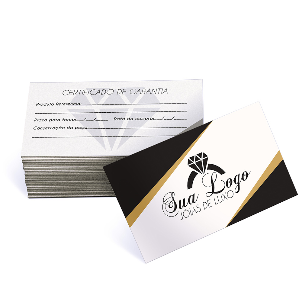 Cartões De Visita Supremo 255g Sem Laminação E Sem Verniz Uv