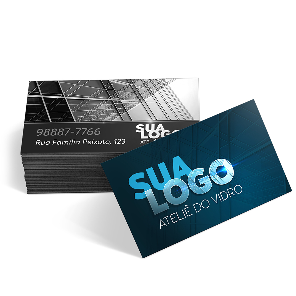 Cartões De Visita Couchê 300g Sem Laminação E Sem Verniz Uv