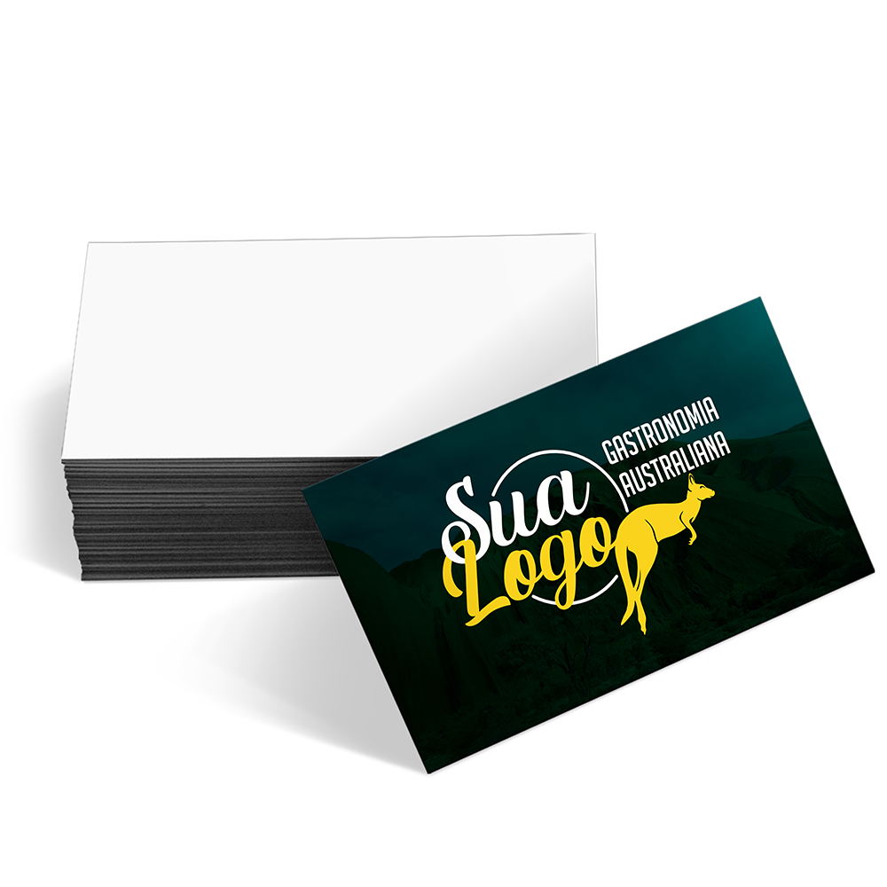 Cartões De Visita Couchê 300g Sem Laminação E Sem Verniz Uv