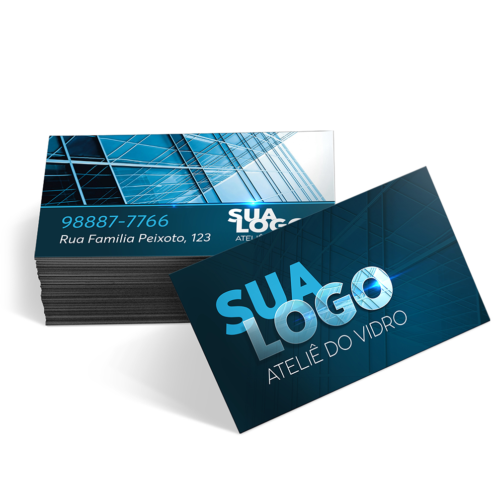 Cartões De Visita Couchê 300g Sem Laminação E Sem Verniz Uv