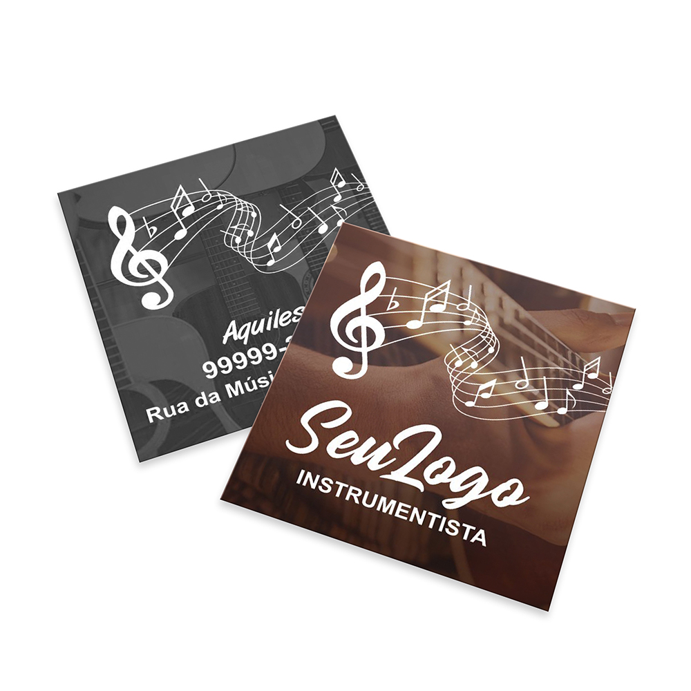 Mini Cartão Couchê 300g Sem Laminação E Sem Verniz (46X51MM)