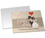 Postais Couchê 300g Sem Laminação e Sem Verniz (180x147mm)