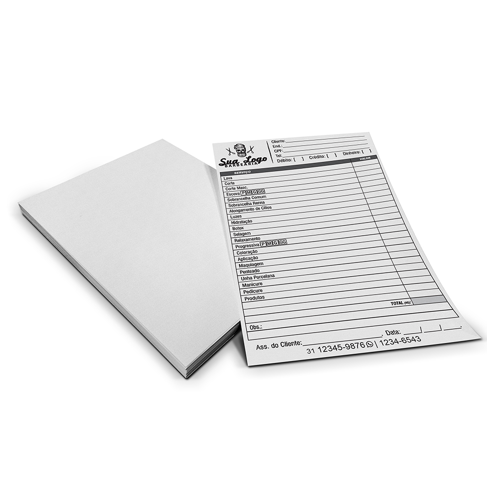 Comandas Apergaminhado 75g (150x105mm)