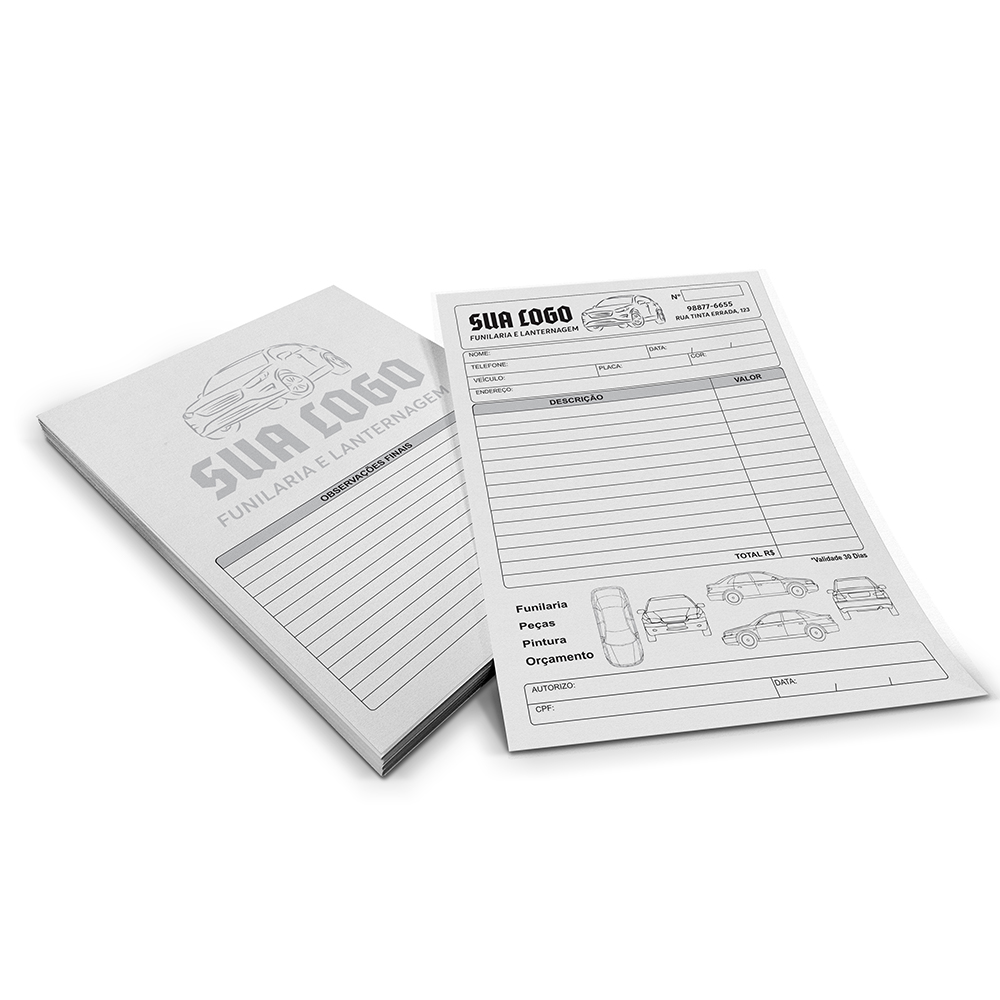 Comandas Apergaminhado 75g (150x210mm)