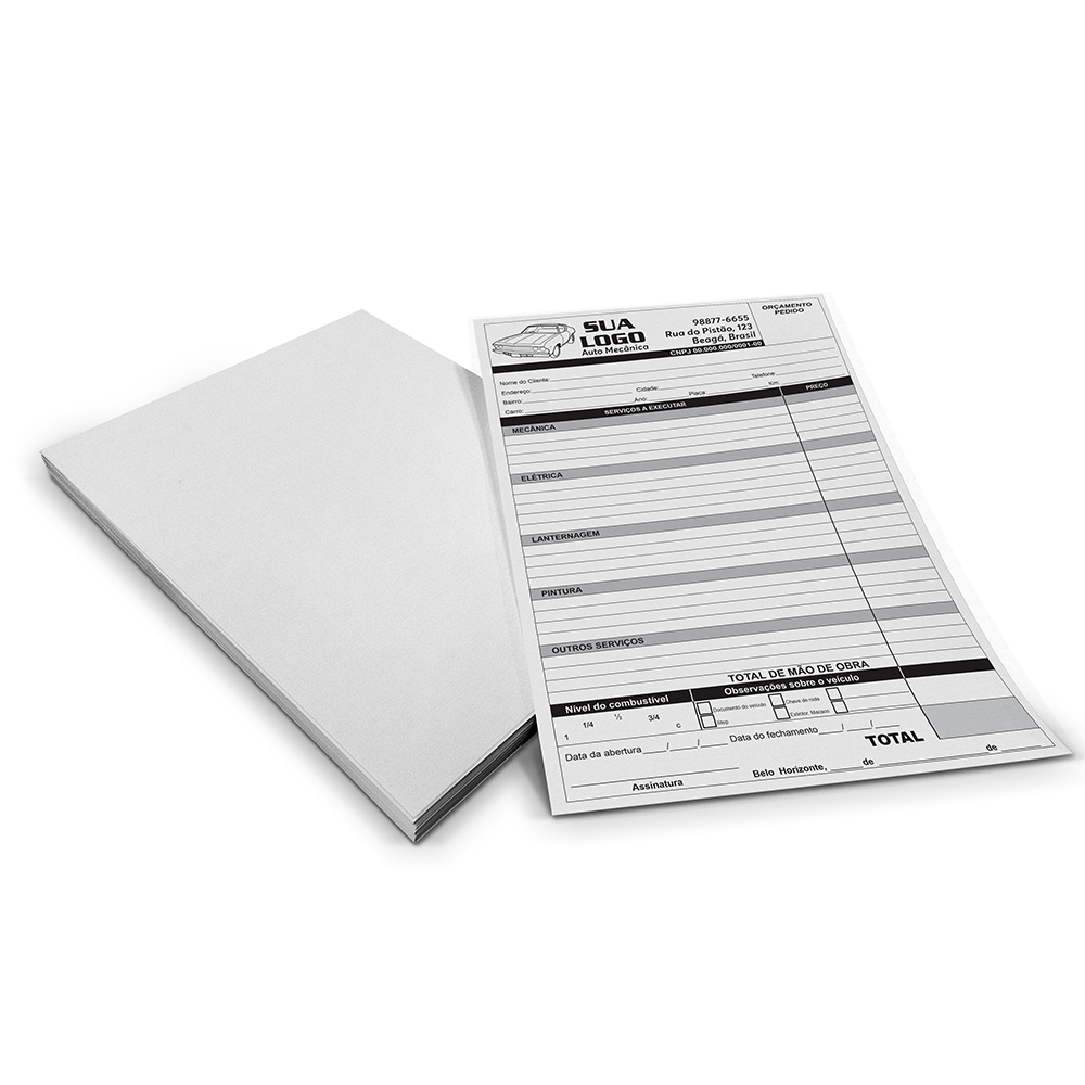 Comandas Apergaminhado 75g (300x210mm)