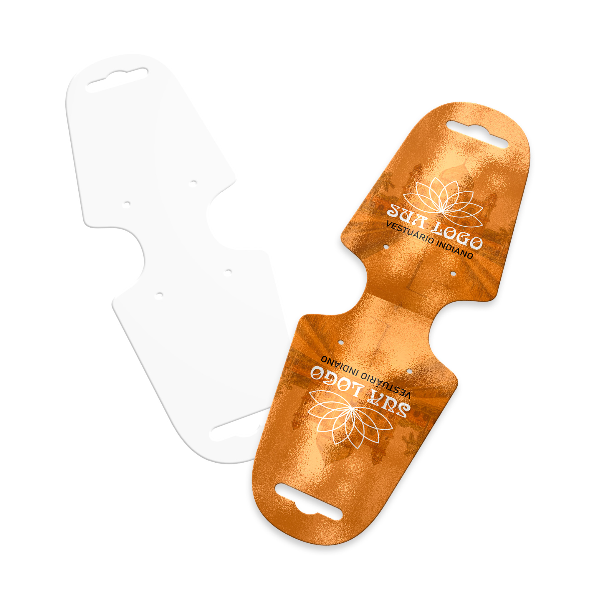 Tags Especiais Couchê 250g Verniz Uv Total Frente (182x51mm)