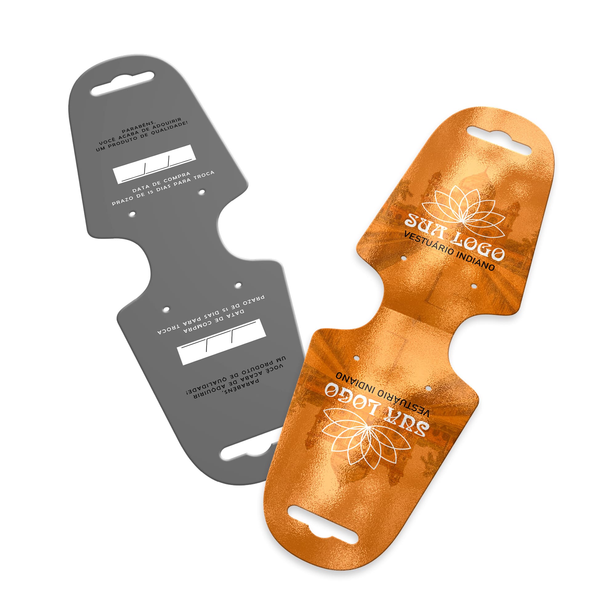 Tags Especiais Couchê 250g Verniz Uv Total Frente (182x51mm)