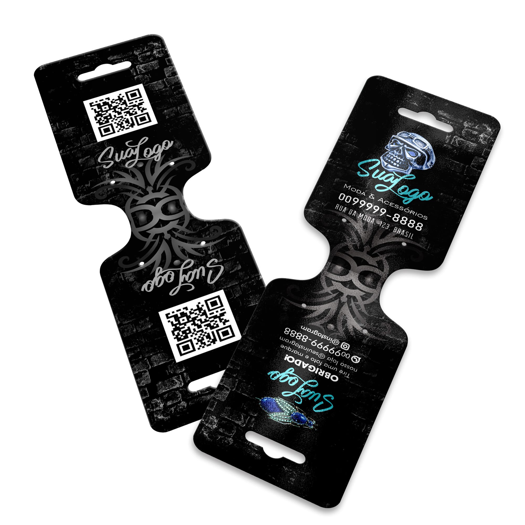 Tags Especiais Couchê 250g Verniz Uv Total Frente (182x51mm)