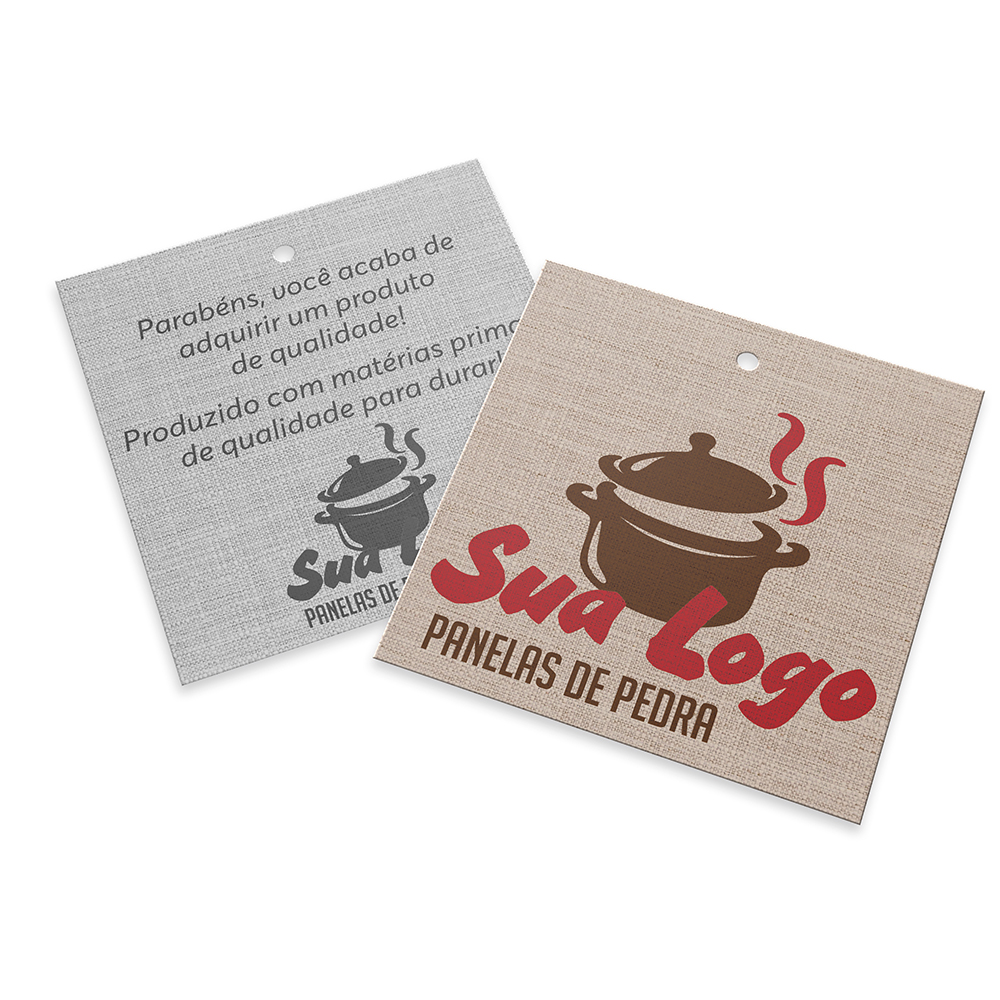 Tags Padrão Furo Couchê 300g Sem Laminação E Sem Verniz (91x102mm)