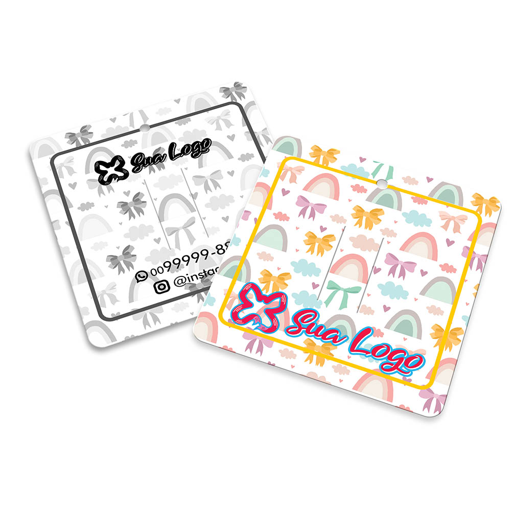 Tags Especiais Couchê 250g Sem Laminação E Sem Verniz (91x102mm)