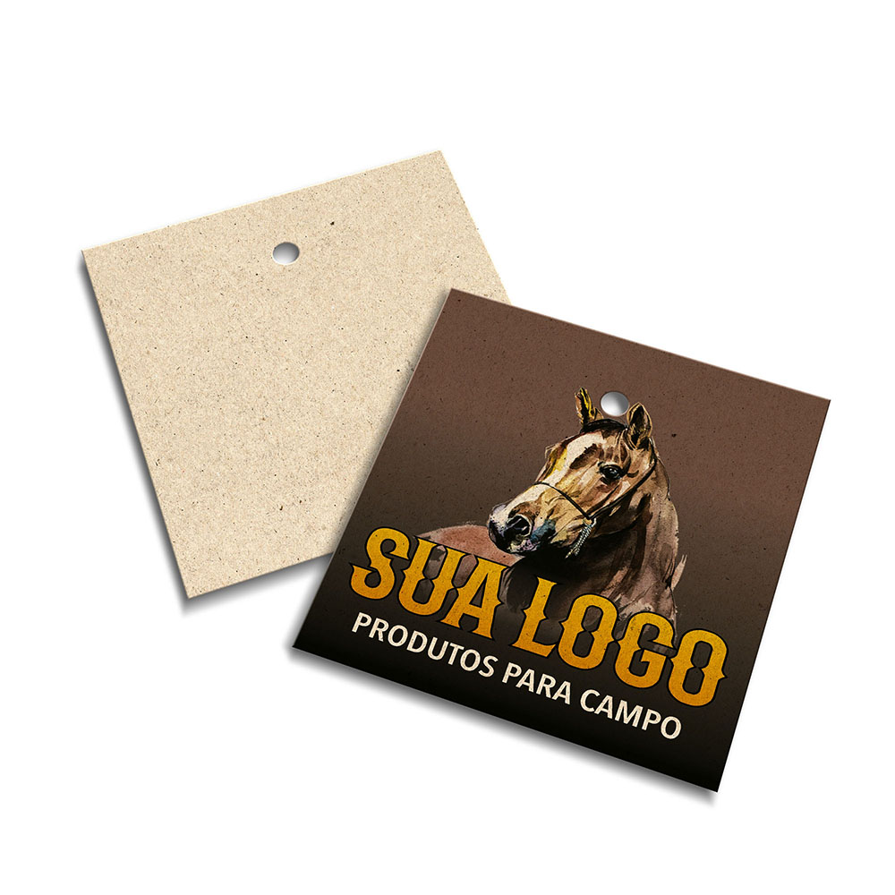 Tags Padrão Furo Reciclato 240g Sem Laminação E Sem Verniz (45x51mm)