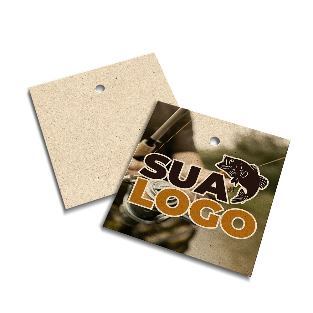 Tags Padrão Furo Reciclato 240g Sem Laminação E Sem Verniz (45x51mm)